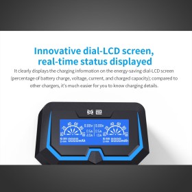 XTAR X2 extended - Chargeur d'accu 2 slots