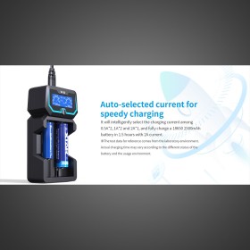 XTAR X2 extended - Chargeur d'accu 2 slots