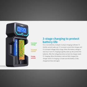 XTAR X2 extended - Chargeur d'accu 2 slots