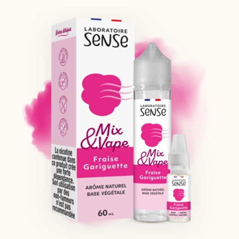 Fraise gariguette - MIX & VAPE - SENSE - 60ml