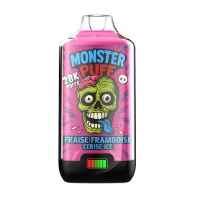 Fraise framboise cerise ice - Kit MONSTER PUFF 28K