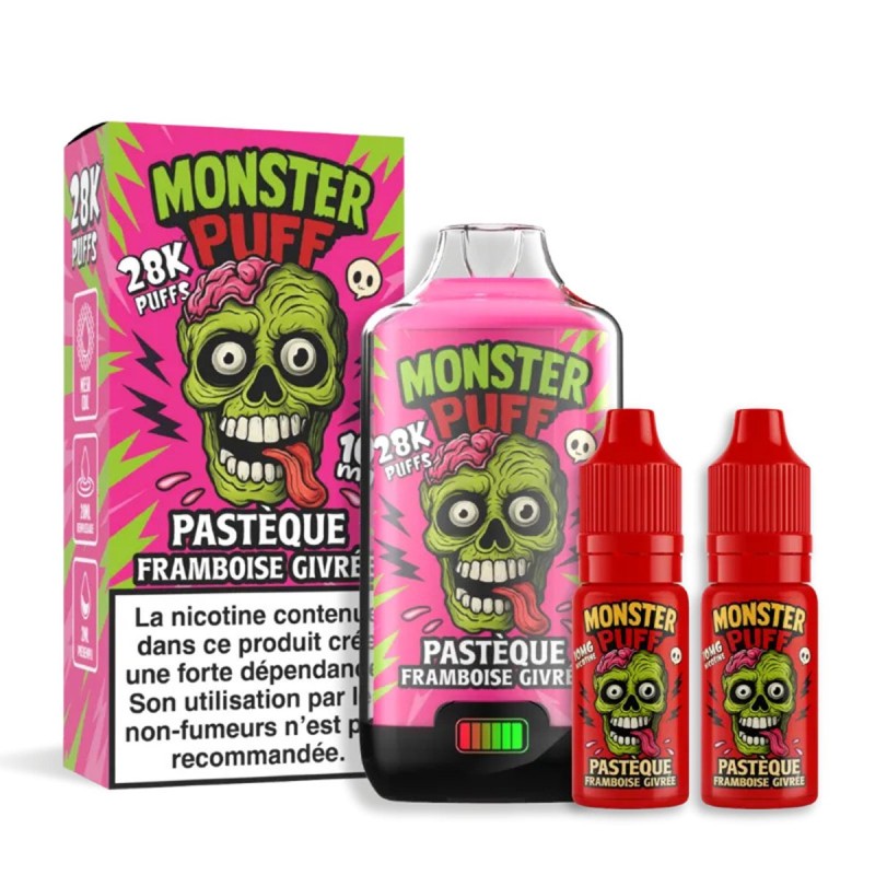 Pastèque framboise givrée - Kit MONSTER PUFF 28K